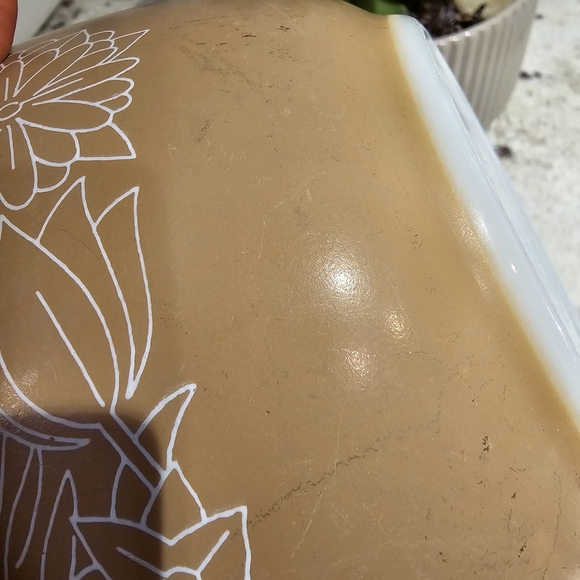 Pyrex Woodland Patterned Mixing Bowls Set 2 1970 Opalware - Picture 14 of 15